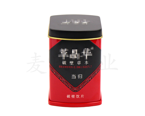 新款當(dāng)歸破壁飲片鐵罐